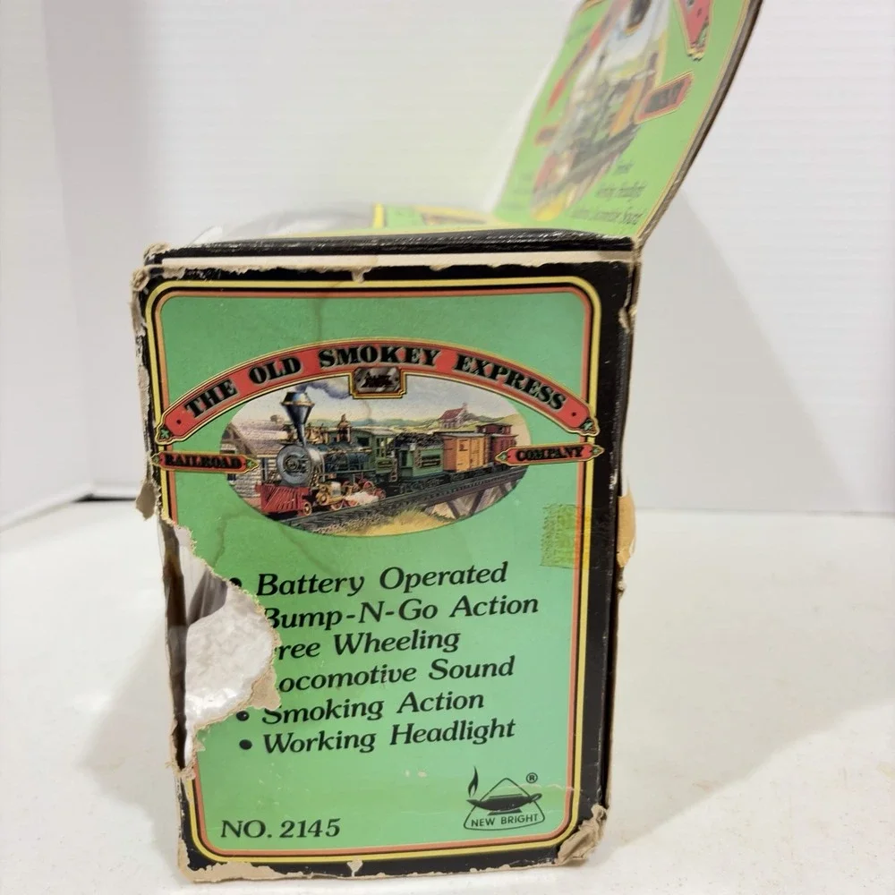 Vintage The Old Smokey Express Railroad Company Locomotive.  #2145. Train
